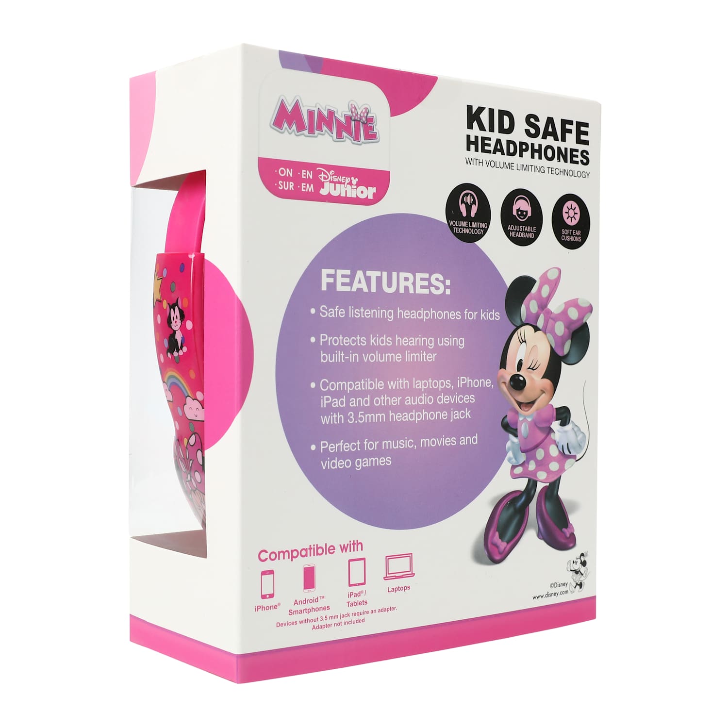 Disney© Minnie Mouse™ Kid-Safe Headphones