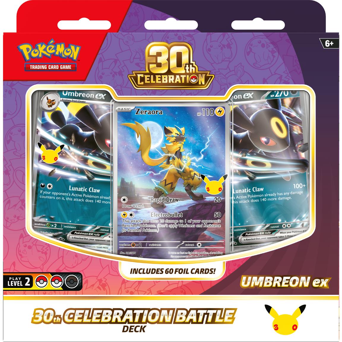 Pokemon Trading Card Game: 30th Celebration Battle Deck (Styles May Vary)