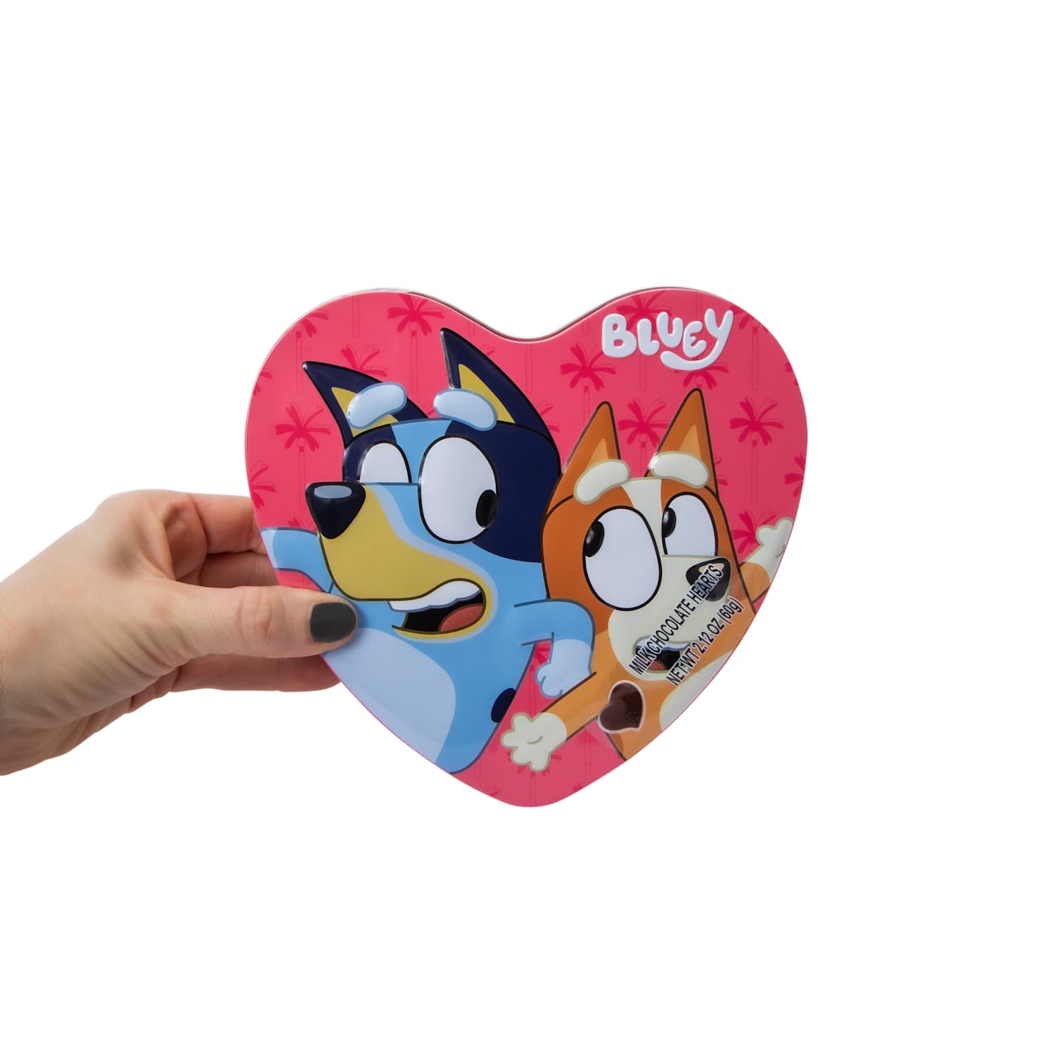 Bluey™ Milk Chocolate Hearts Tin Box 2.12oz