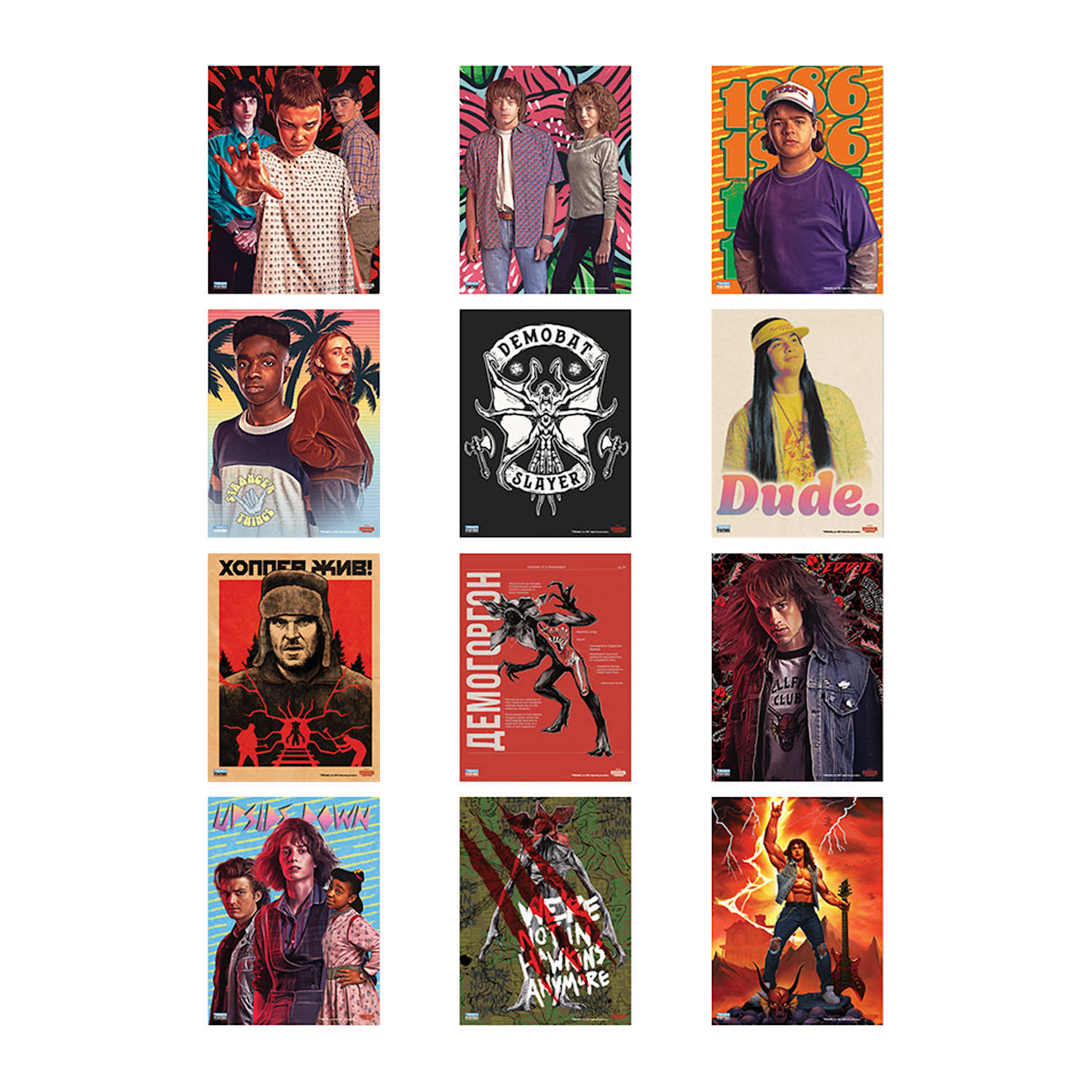 Stranger Things™ Poster Book 12-Count