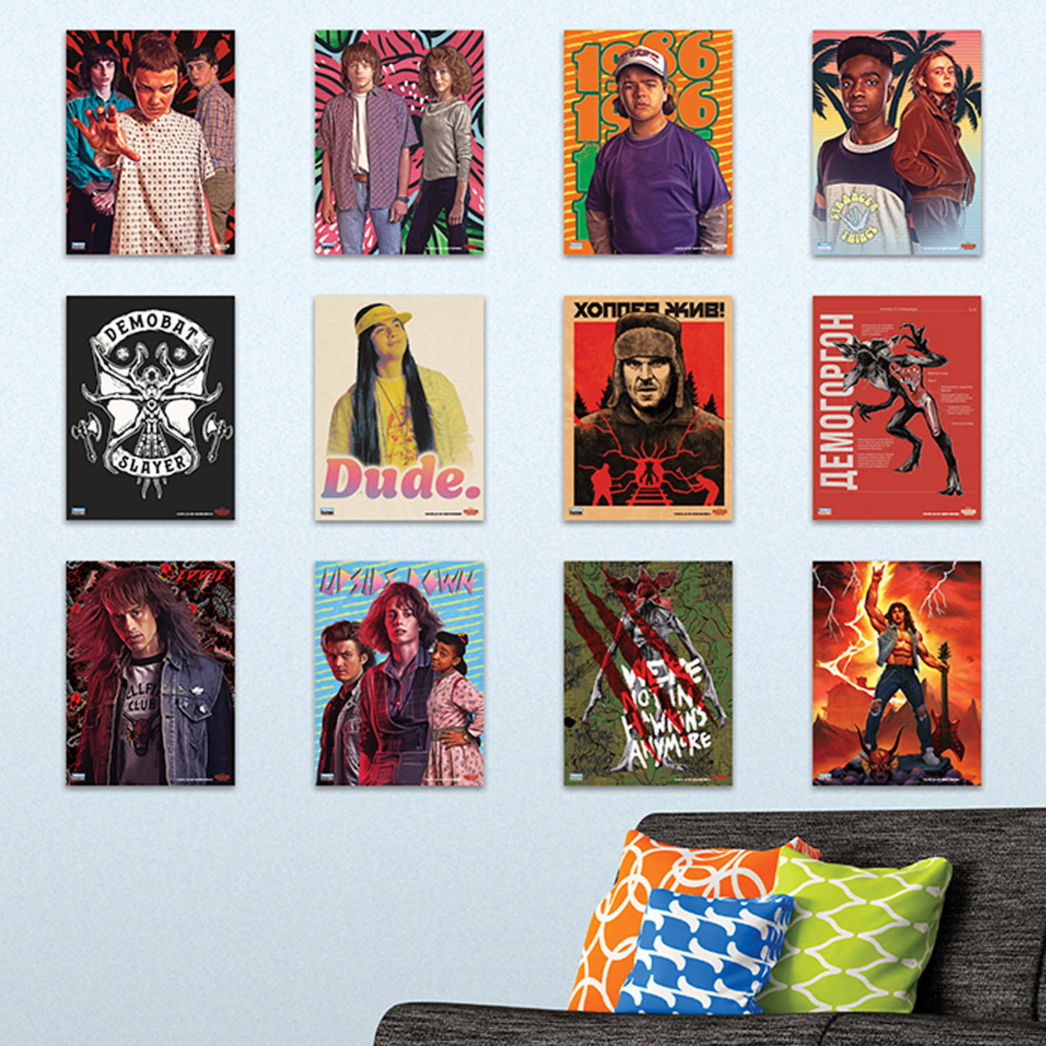 Stranger Things™ Poster Book 12-Count