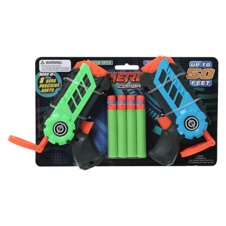 Hero Combat Mini Dart Gun 2-Pack
