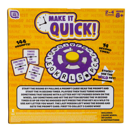 Make It Quick! Game
