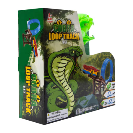 Cobra Launcher Loop Car Track Set