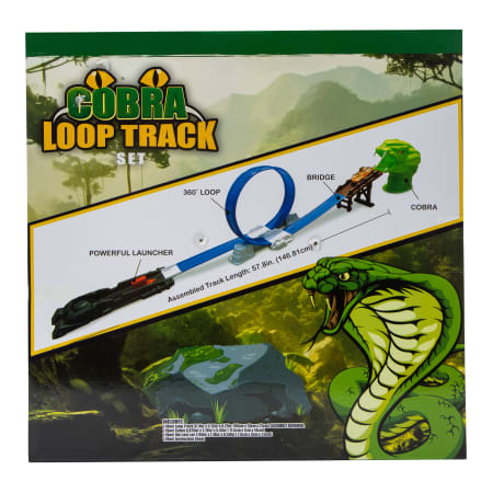 Cobra Launcher Loop Car Track Set
