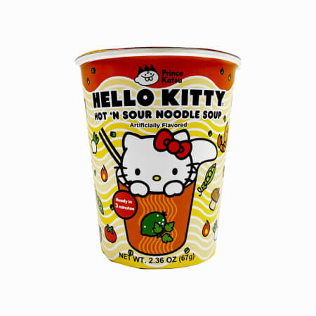 Hello Kitty Hot 'N Sour Cup Noodles