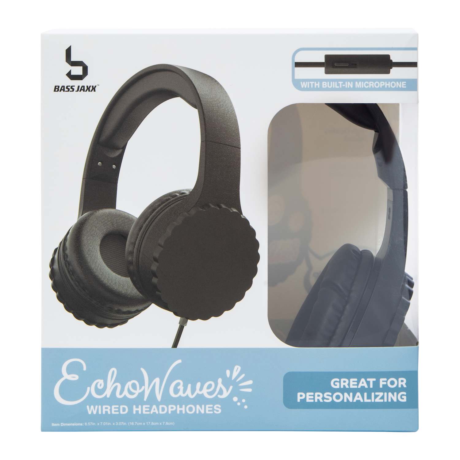 Echowave Wired Headphones With Mic