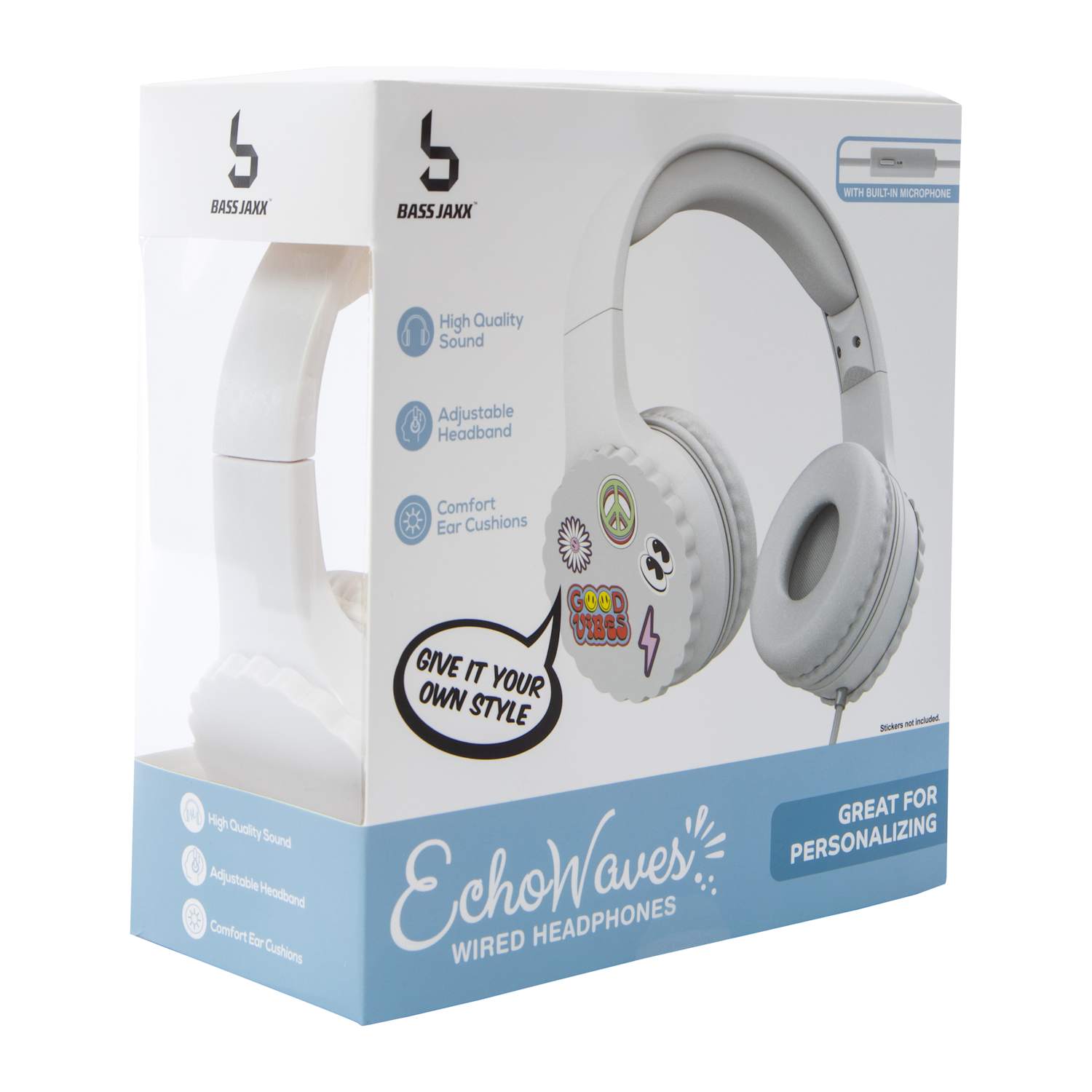 Echowave Wired Headphones With Mic