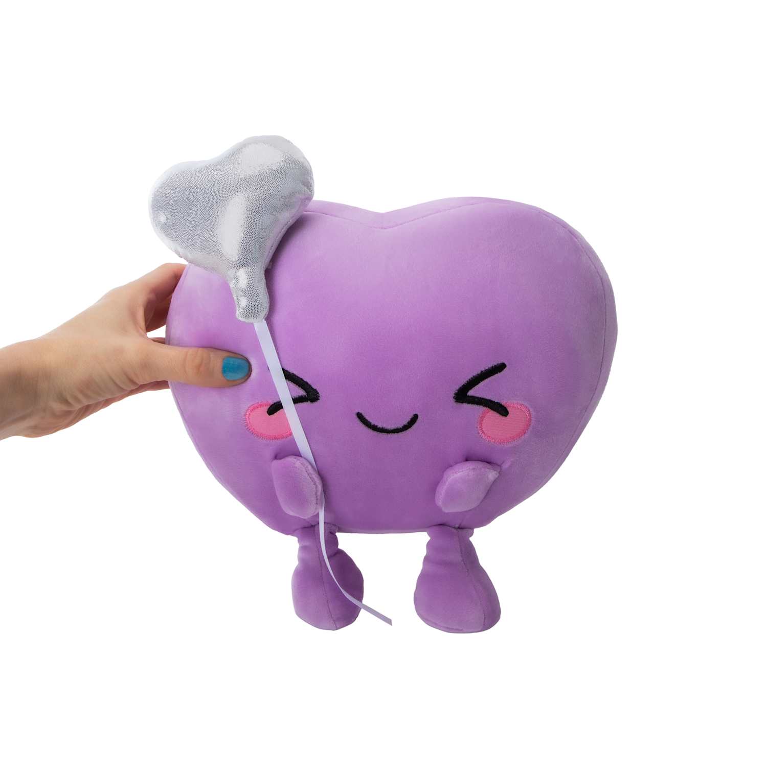 Be My Valentine - Purple Heart Smoochy Pals Plush