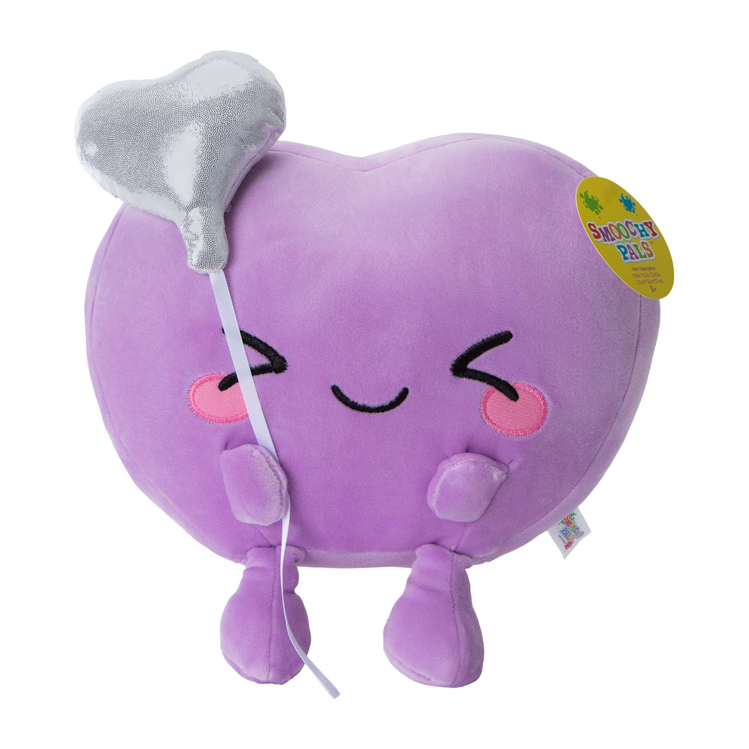 Be My Valentine - Purple Heart Smoochy Pals Plush