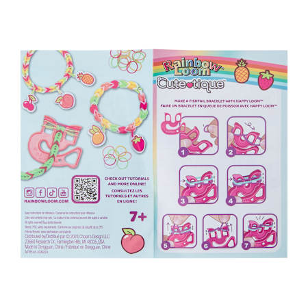 Rainbow Loom® Cutetique™ Cutie Fruity Charm Bracelet Kit