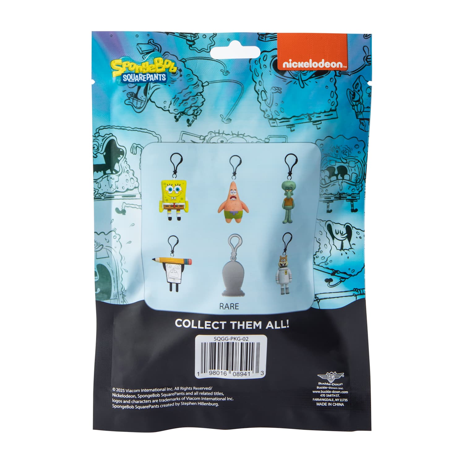 SpongeBob SquarePants™ Mystery Blind Bag Keychain (Styles May Vary)