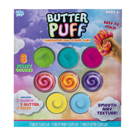 Fruity Swirl Butter Puff Marshmallow-Cloud Play 8-Pack