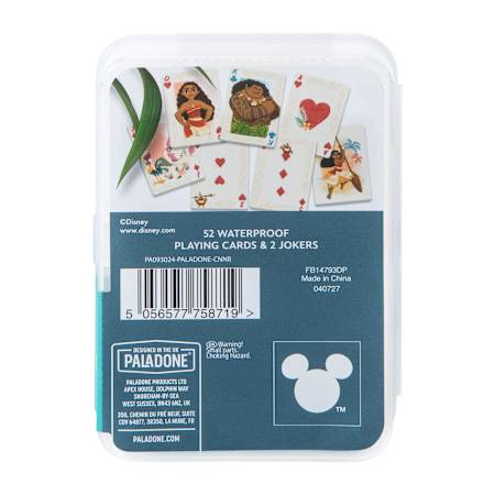 Disney Moana Waterproof Playing Cards 1 Set