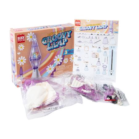 Block Tech® Lazer Blocks Groovy Lamp LED Building Blocks Set