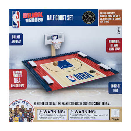 NBA Brick Heroes Half Court Set