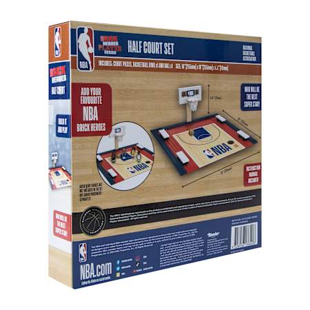 NBA Brick Heroes Half Court Set