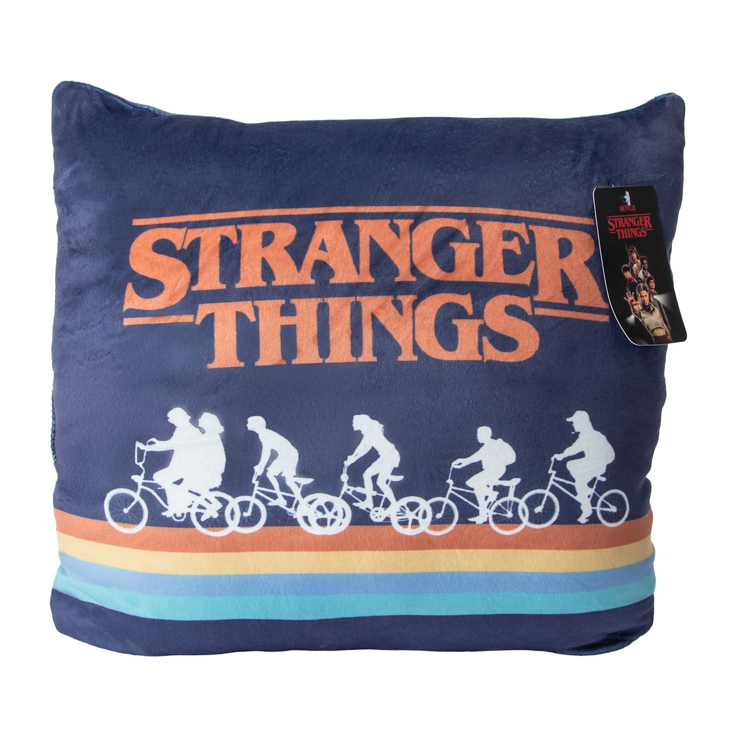 Netflix Stranger Things Hawkins Squish Pillow 14inx14in