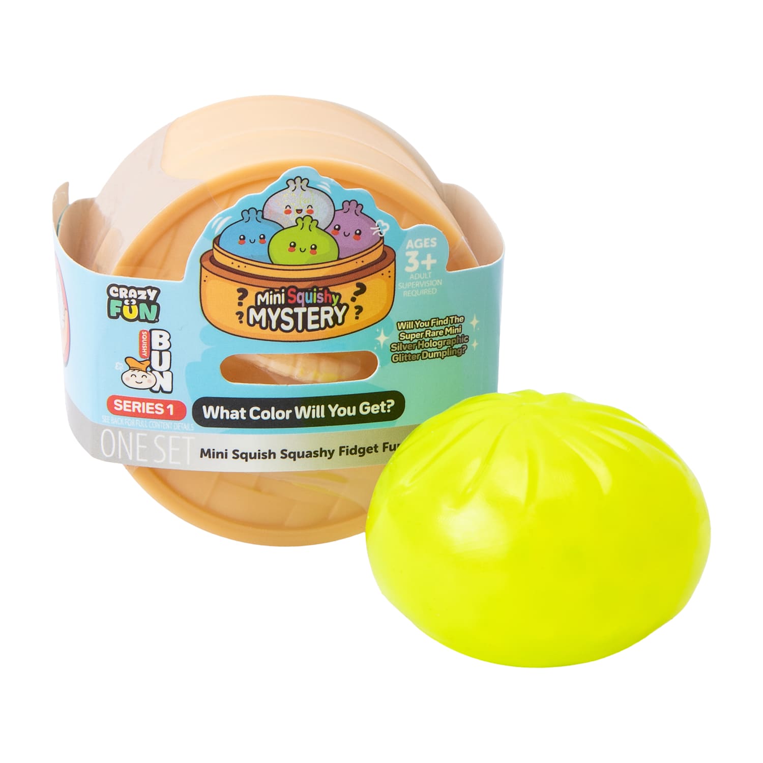 Bun Mini Squishy Mystery Dumpling Bun - Style or Series May Vary