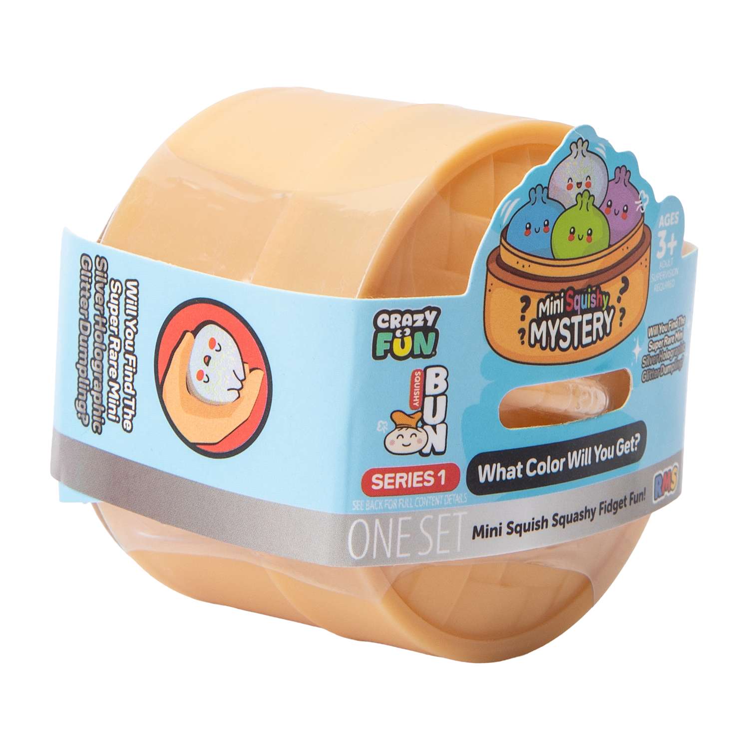 Bun Mini Squishy Mystery Dumpling Bun - Style or Series May Vary