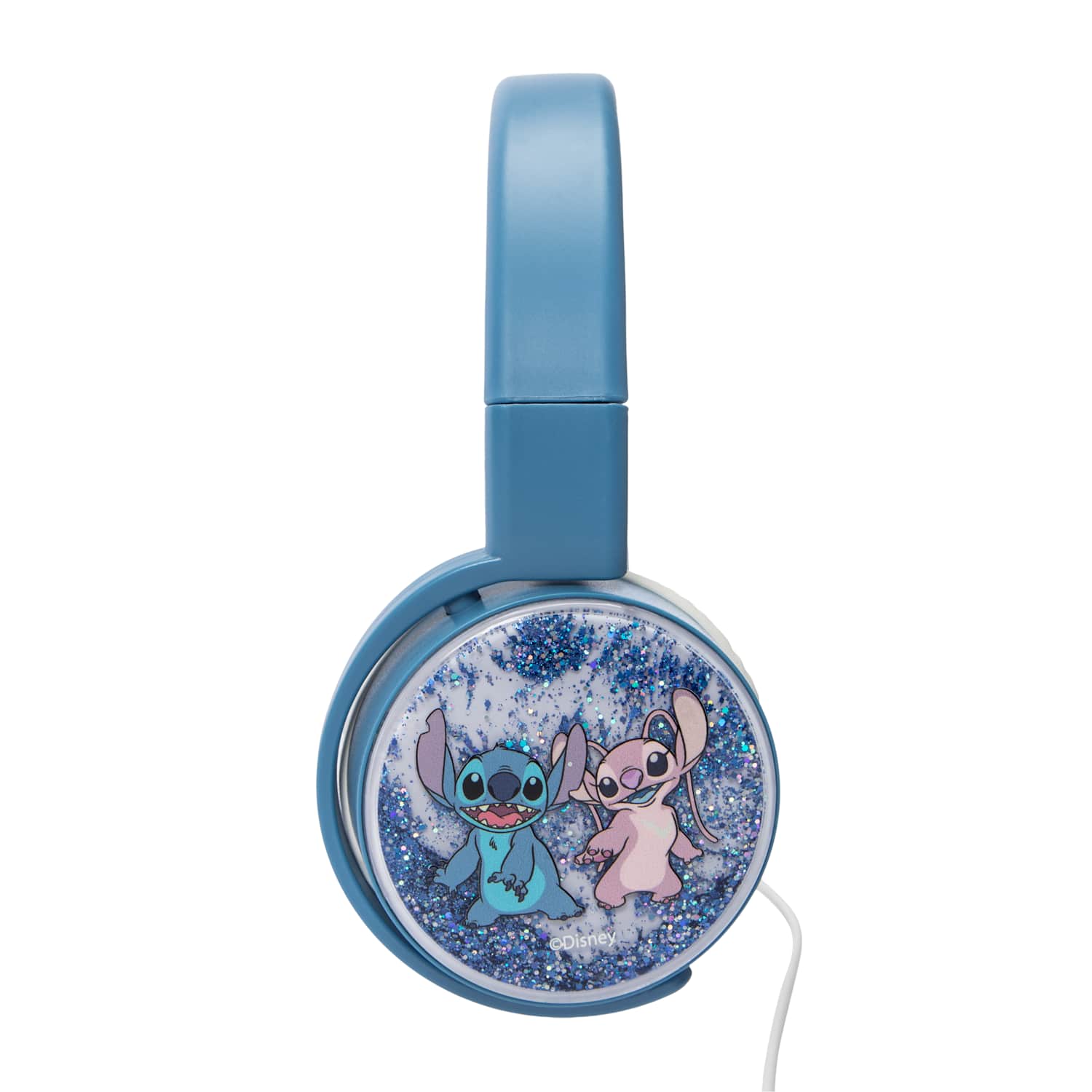 Disney Stitch Wired Glitter Headphones