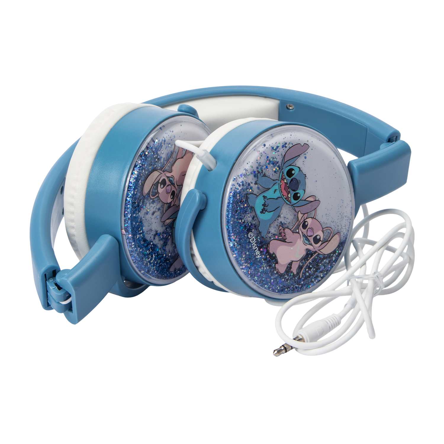 Disney Stitch Wired Glitter Headphones