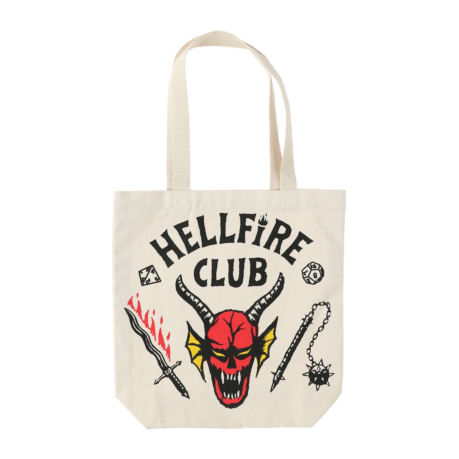 Licensed Canvas Tote Bag - Stranger Things