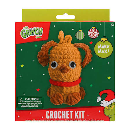 The Grinch By Dr. Seuss™ Crochet Kit Set - Max