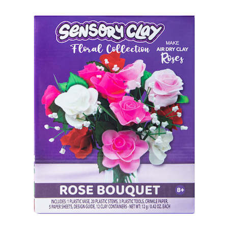 Sensory Clay Floral Collection Rose Bouquet