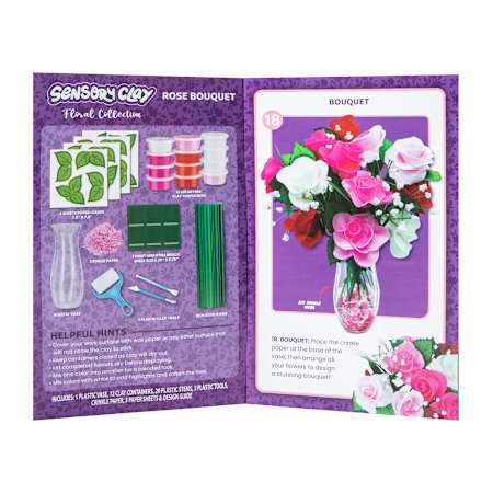 Sensory Clay Floral Collection Rose Bouquet