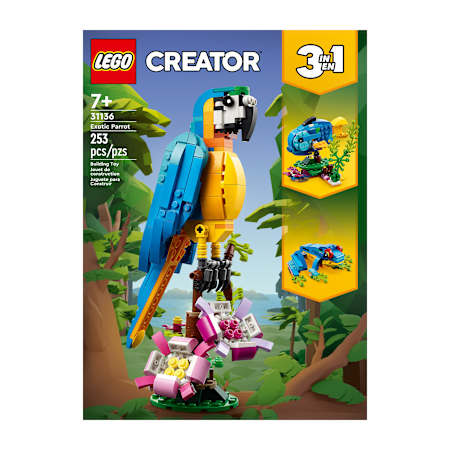 LEGO® Creator™ Exotic Parrot 3-1 Build Set