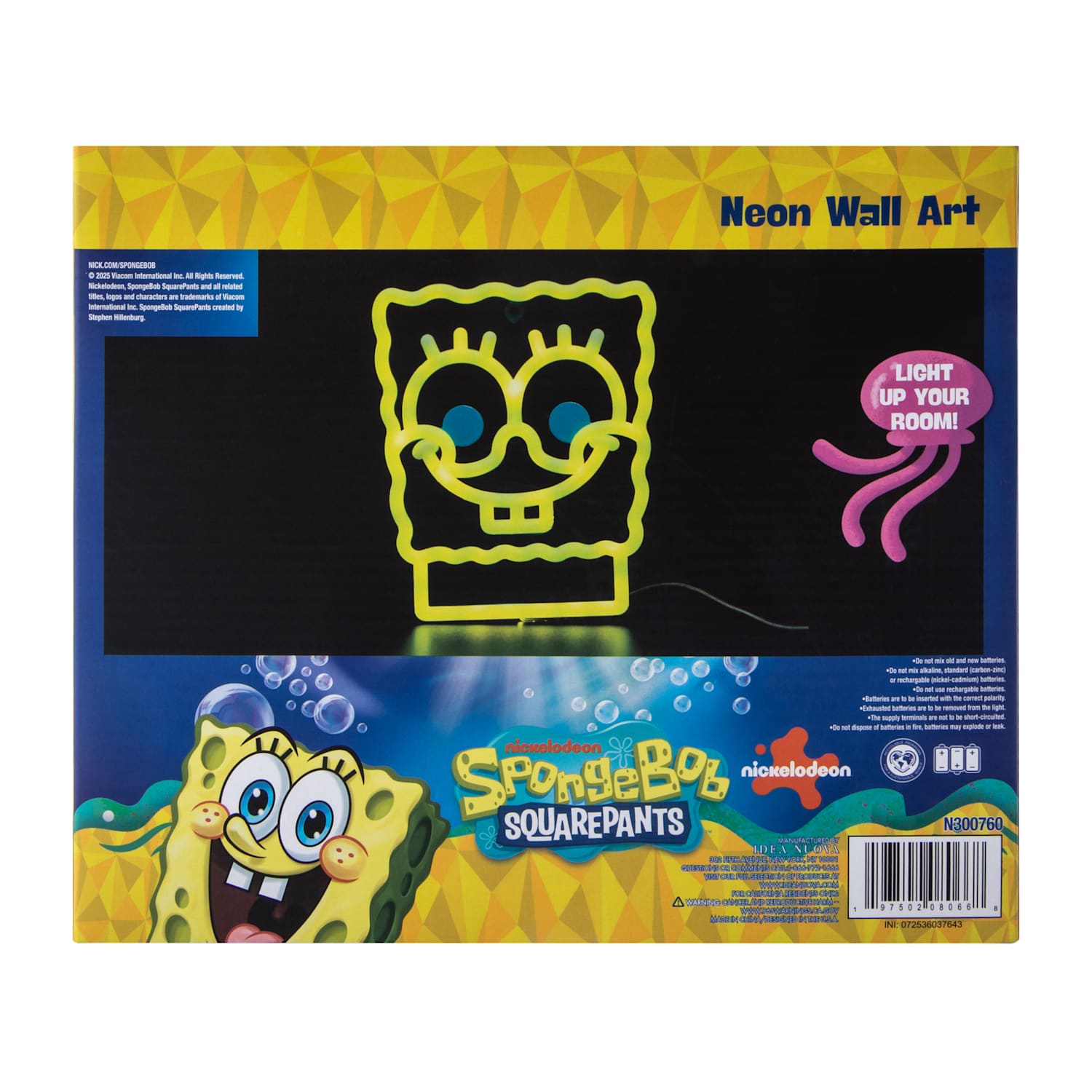 Licensed Neon Wall Art - Spongebob