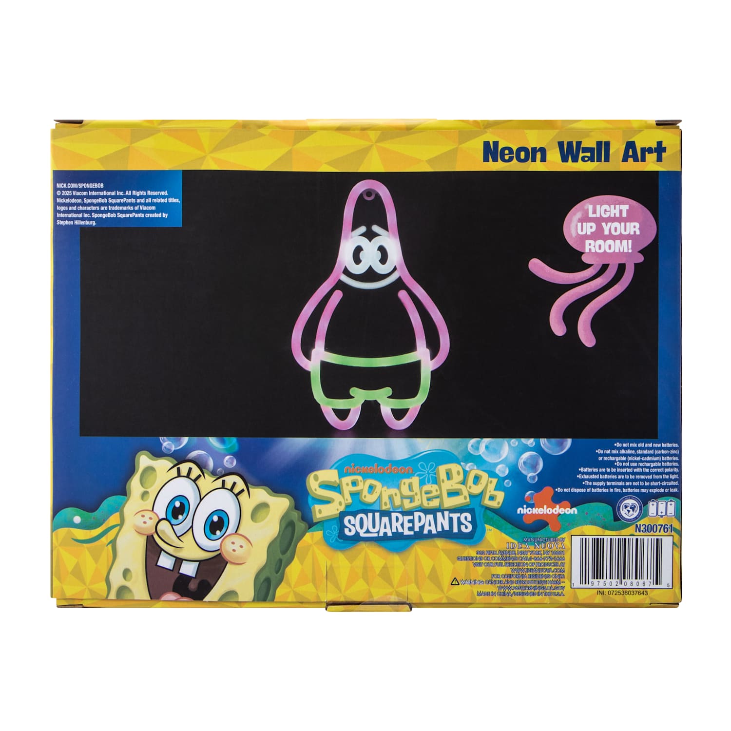 Licensed Neon Wall Art - Spongebob