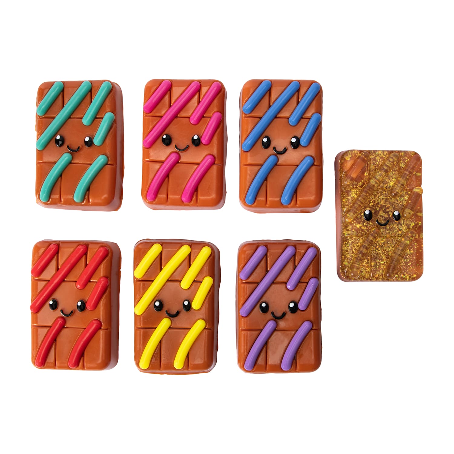 Taba Squeez Mystery Dubai Chocolate Squishy Set - Viral Golden Chocolate (Styles May Vary)