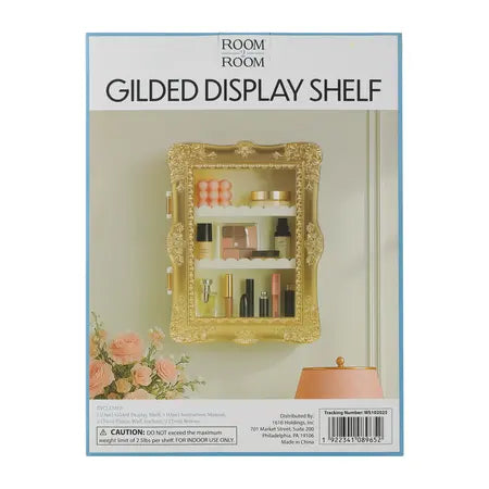 Gilded Glam Display Shelf