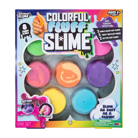 Mad About Slime Colorful Fluff Slime Set