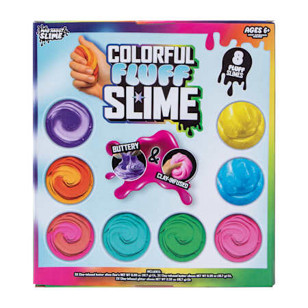Mad About Slime Colorful Fluff Slime Set
