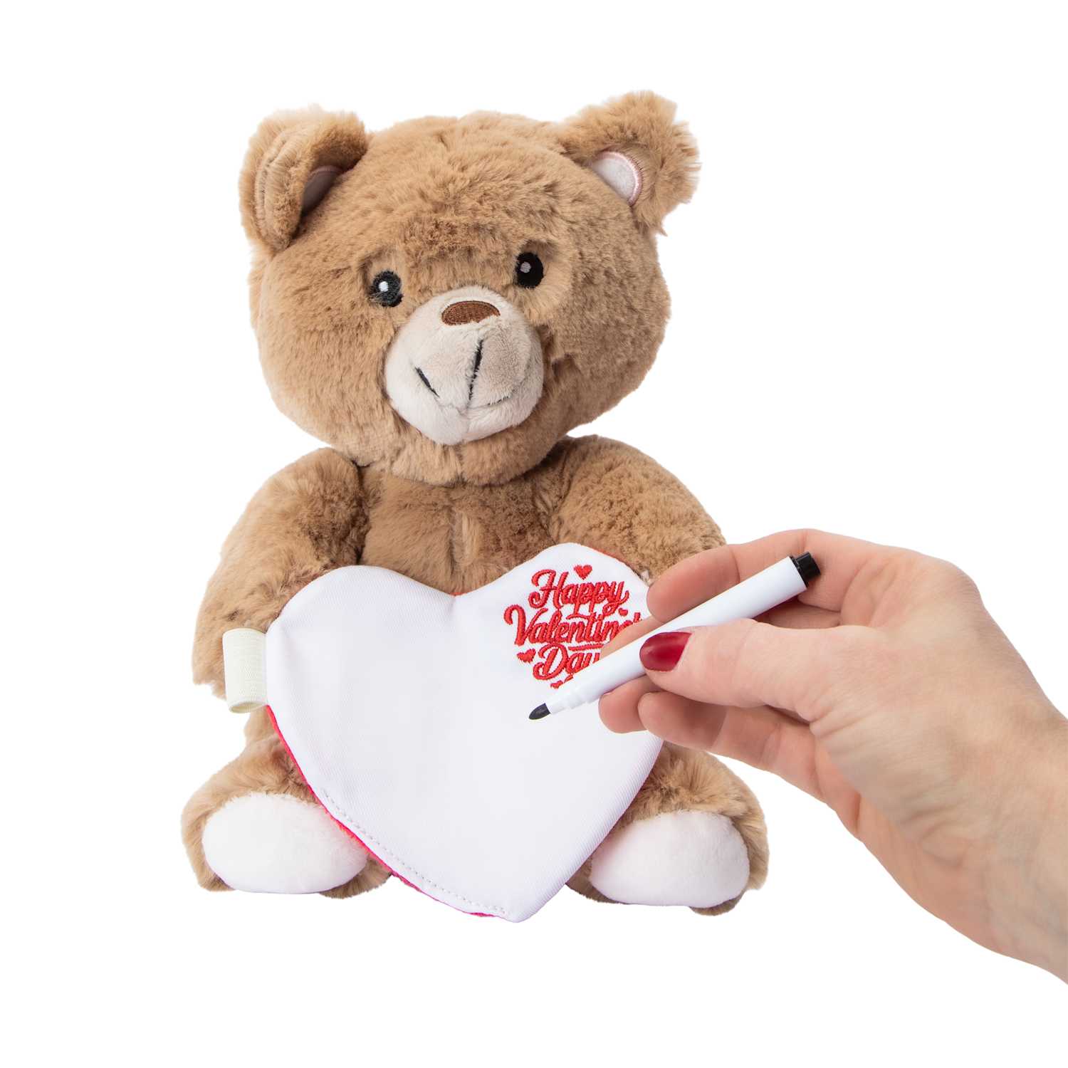 Writeable Heart Plush - Valentine's Day Teddy Bear