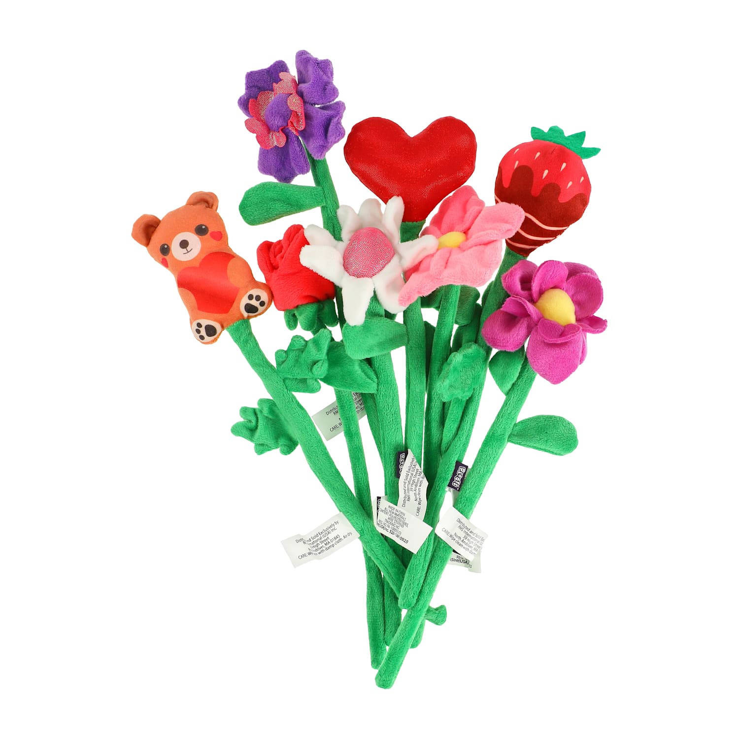 Ploofs™ Boquet Plushie, Valentine's Plushie Flowers (Styles May Vary)