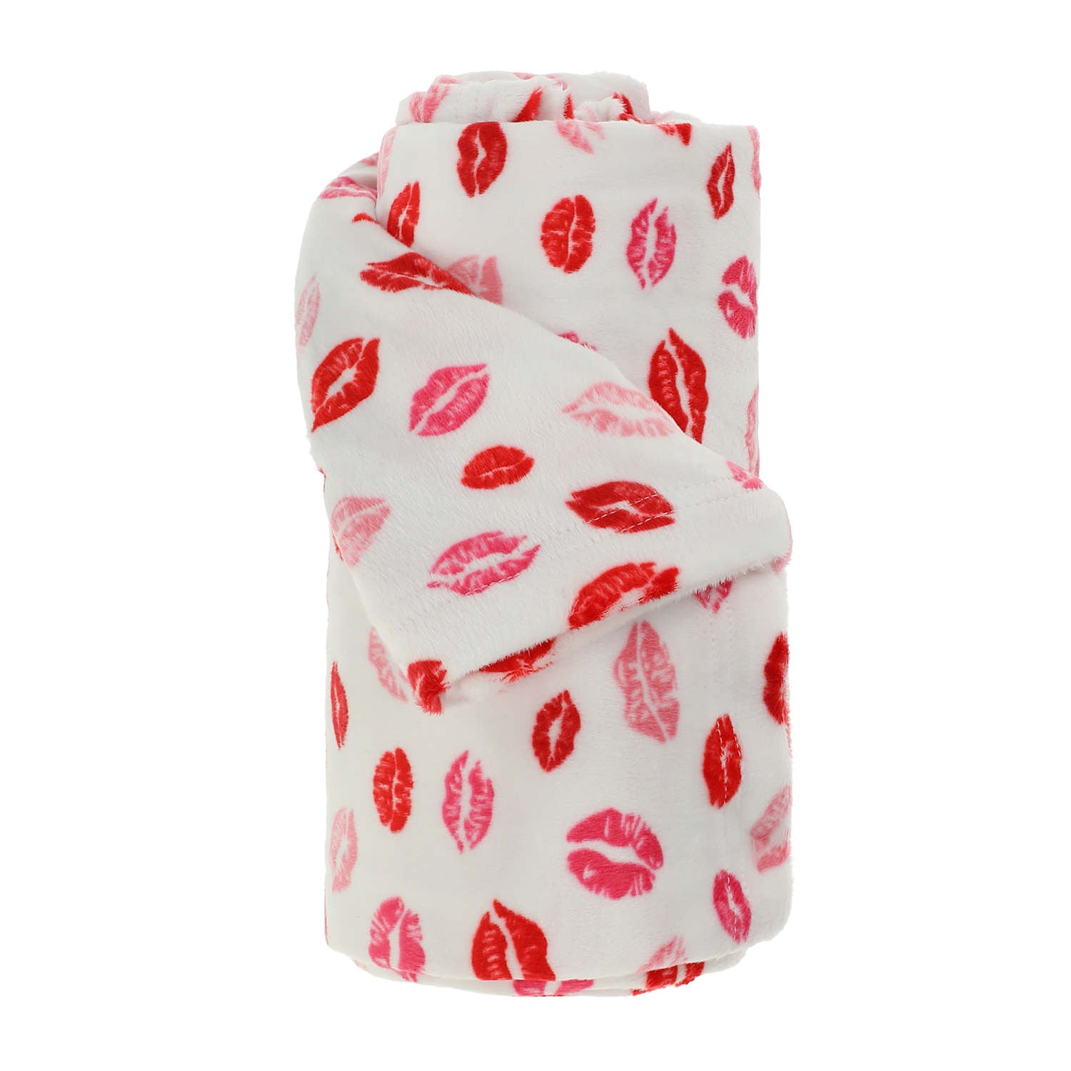 Kiss Me Plush Blanket 50inx60in - Valentine's Blanket