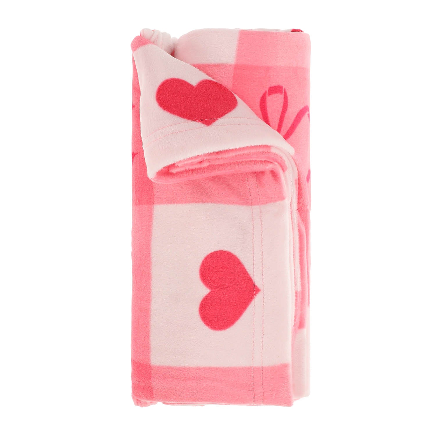 Heart Plush Blanket 50inx60in - Valentine's Blanket