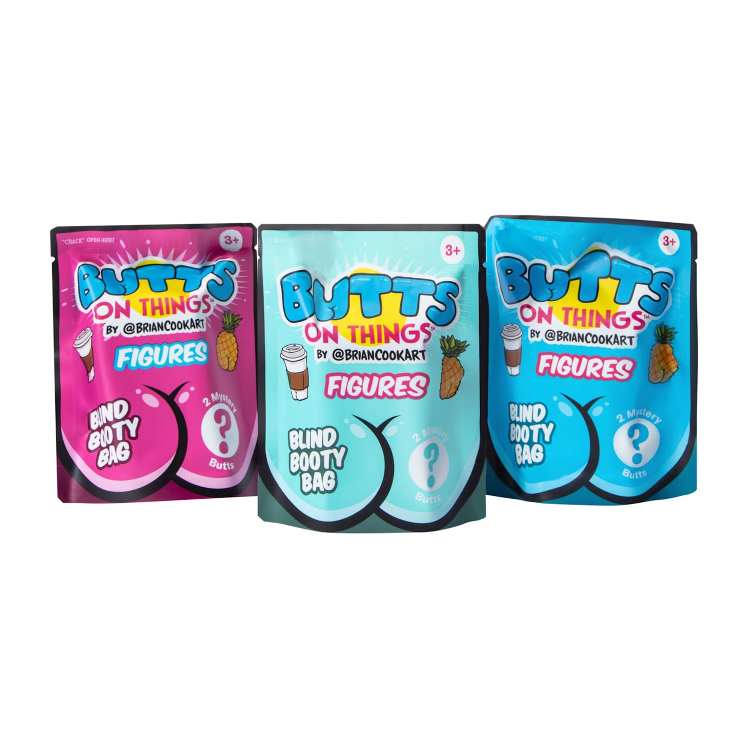 Butts On Things™ Blind Booty Bag 2-Pack (Styles May Vary)
