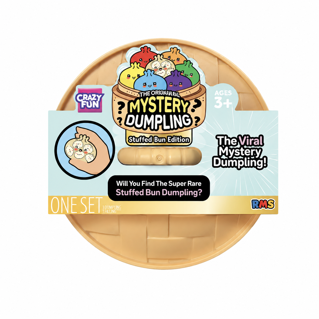 Crazy Fun® Viral Rainbow Stuffed Bun Colors Mystery Squishy Bun Set - Stuffed Bun Sold at LFG Energy Club