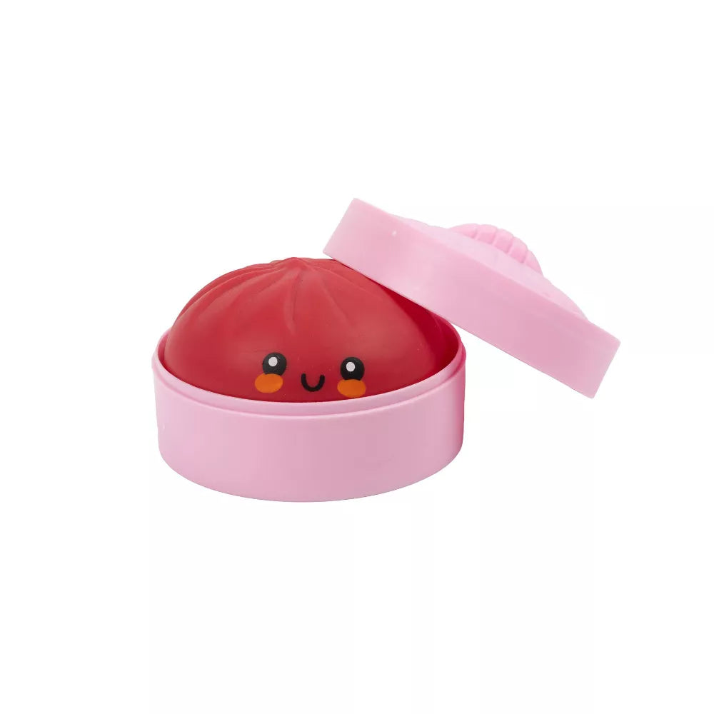 Crazy Fun® Valentine Mystery Squishy Bao Bun Set - Viral Pink Glitter Dumpling (Styles May Vary)