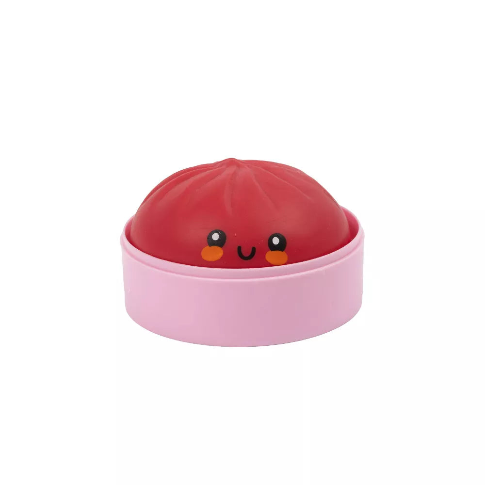 Crazy Fun® Valentine Mystery Squishy Bao Bun Set - Viral Rose Gold Glitter Dumpling (Styles May Vary)