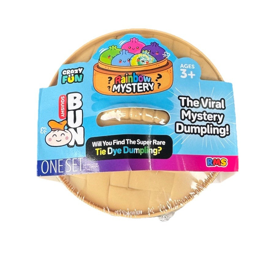 Crazy Fun® Viral Rainbow UV Colors Mystery Squishy Bun Set