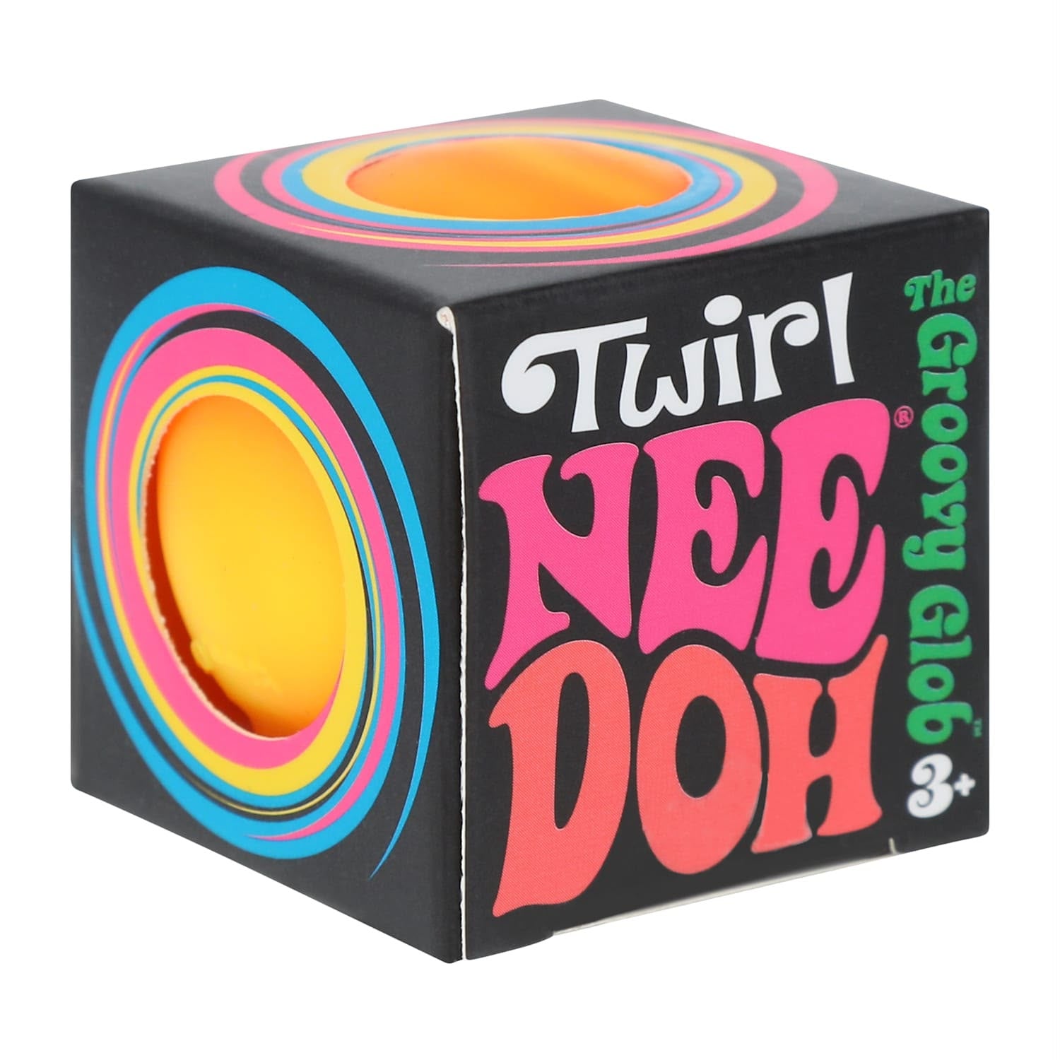 NeeDoh The Groovy Glob Twirl squishy sensory fidget toy for stress relief, focus, and satisfying squeeze play, sold by LFG Energy Club.