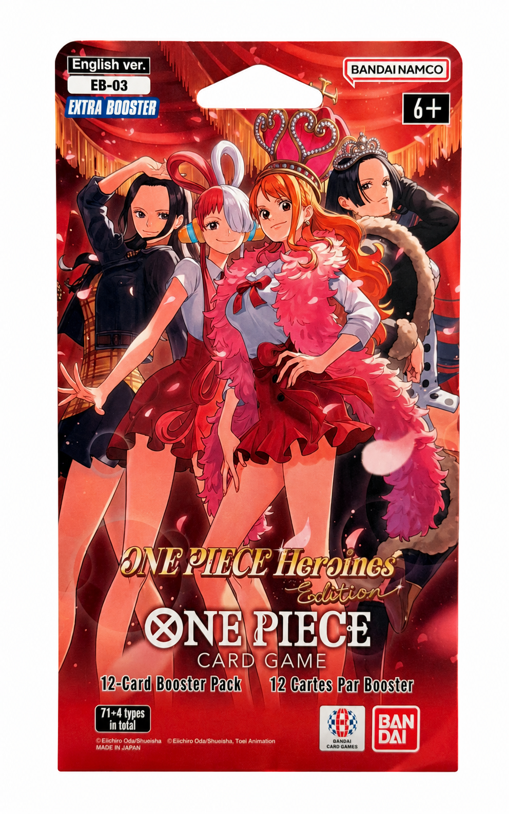 one piece eb-03 booster box Card Game: Heroines Edition Pack - EB 03 Extra Model::i4/i5/iX2/iX3//iX1/i7 non-sports trading card Boa Hancock Saheeli and Job Select