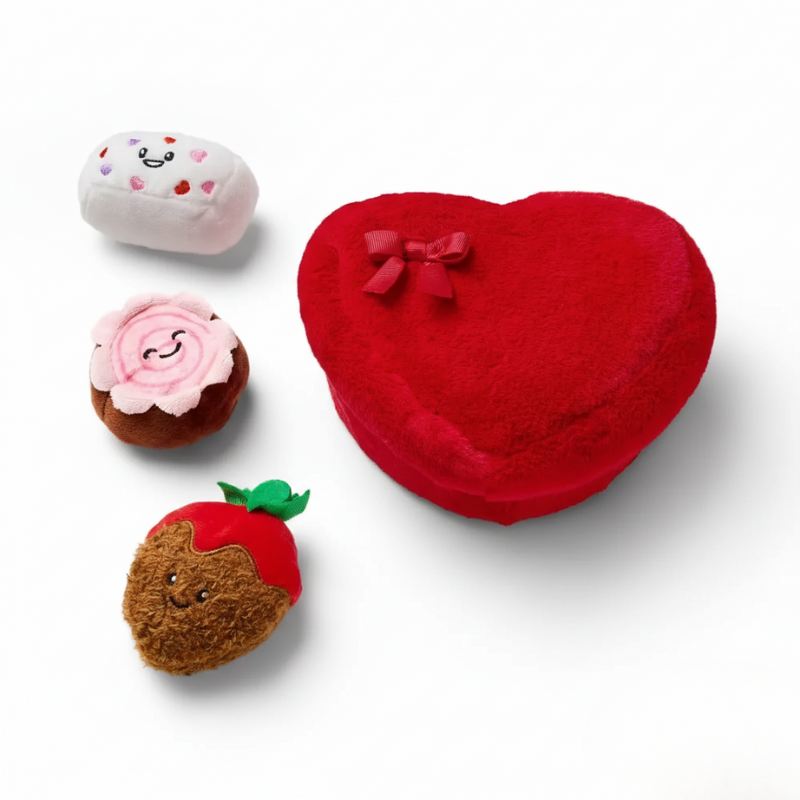 Valentine Sweetheart Chocolate Box Plush 4pc
