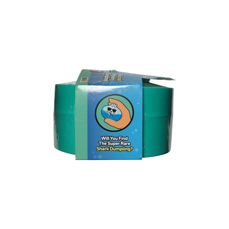 Viral Mystery Dumpling Shark Edition blind box squishy toy featuring one surprise collectible dumpling character and chance to find the rare Shark Dumpling. Sold by LFG Energy Club
